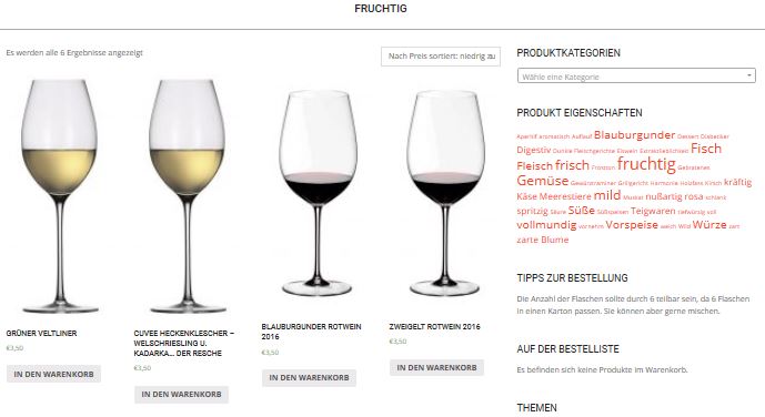 Weinbau und Weingut Strudler - Eigenschaften und Wein als Speisebegleiter